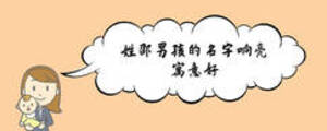 姓邵男孩的名字響亮寓意好