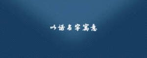 以諾名字寓意