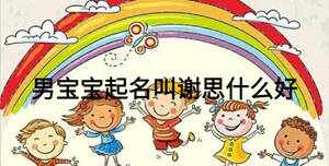 男寶寶起名叫謝思什么好