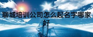 聊城培訓(xùn)公司怎么起名字哪家好